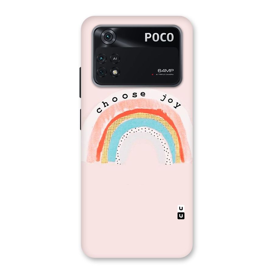 Choose Joy Back Case for Poco M4 Pro 4G