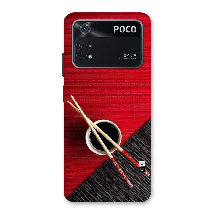 Chopstick Design Back Case for Poco M4 Pro 4G