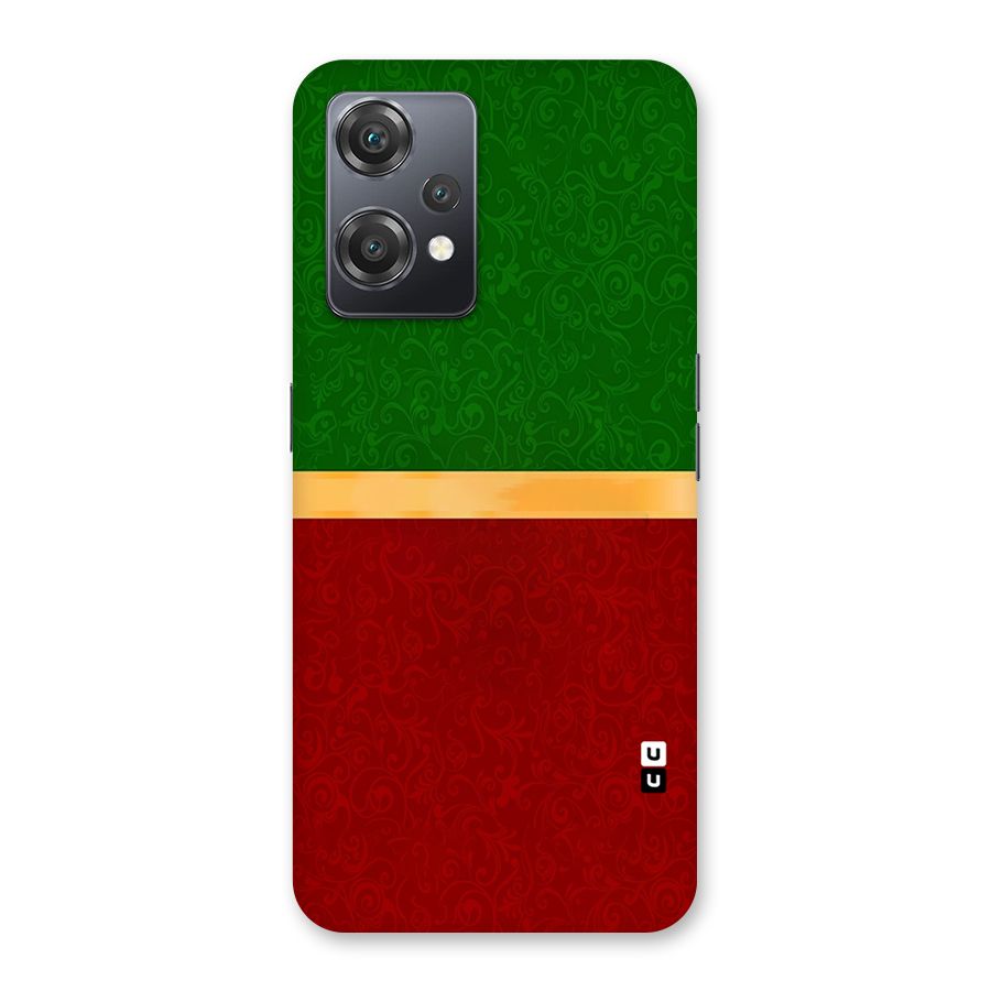 Christmas Colors Stripe Back Case for OnePlus Nord CE 2 Lite 5G