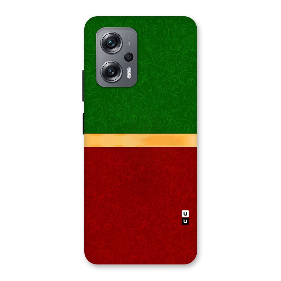 Christmas Colors Stripe Back Case for Redmi K50i
