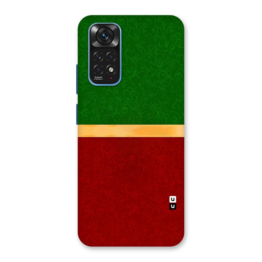 Christmas Colors Stripe Back Case for Redmi Note 11S