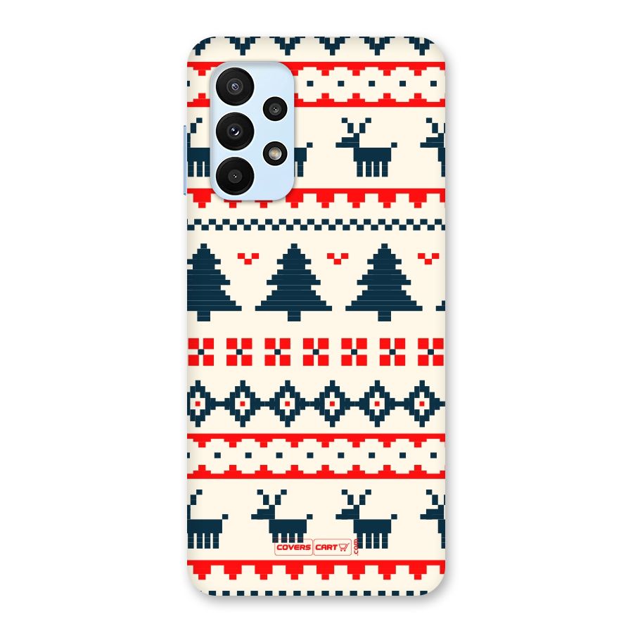 Christmas Design Pattern Back Case for Galaxy A23