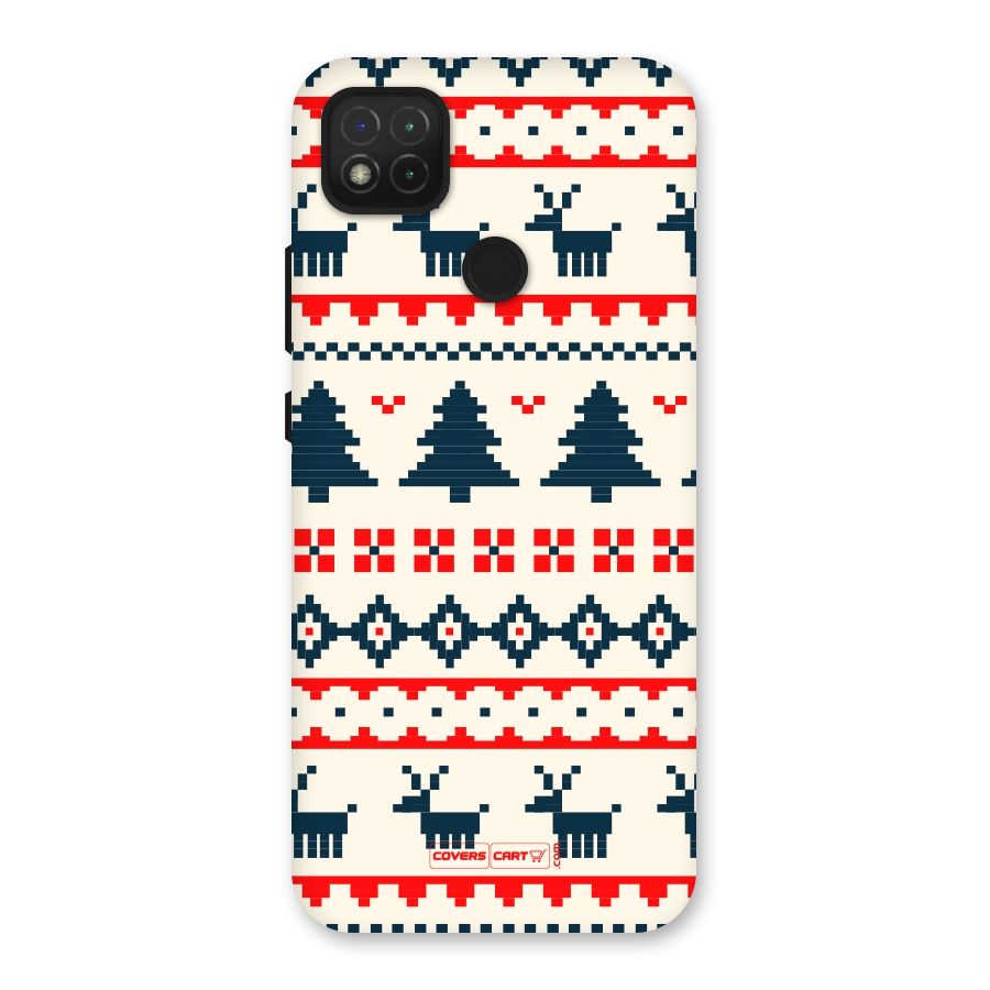Christmas Design Pattern Back Case for Redmi 9 Activ