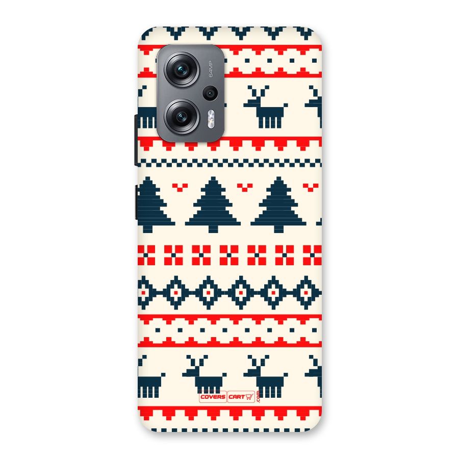 Christmas Design Pattern Back Case for Redmi K50i