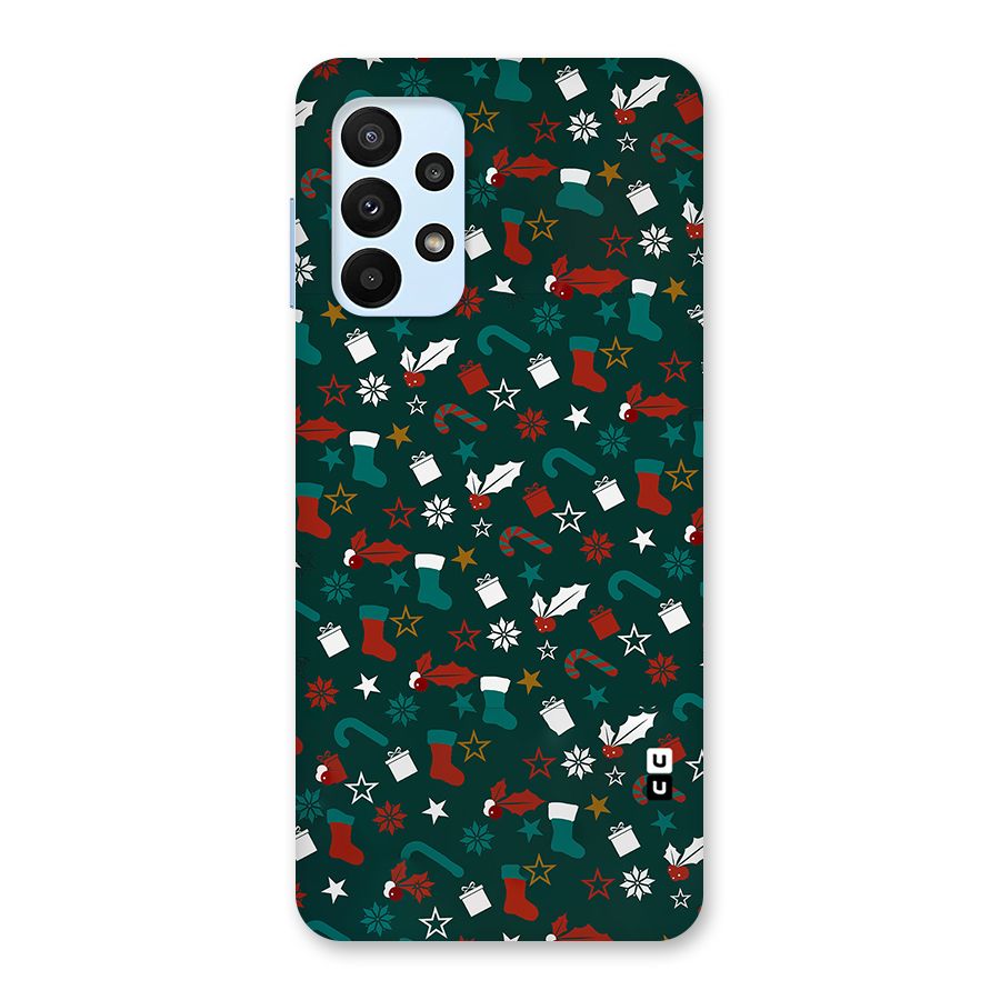 Christmas Pattern Design Back Case for Galaxy A23