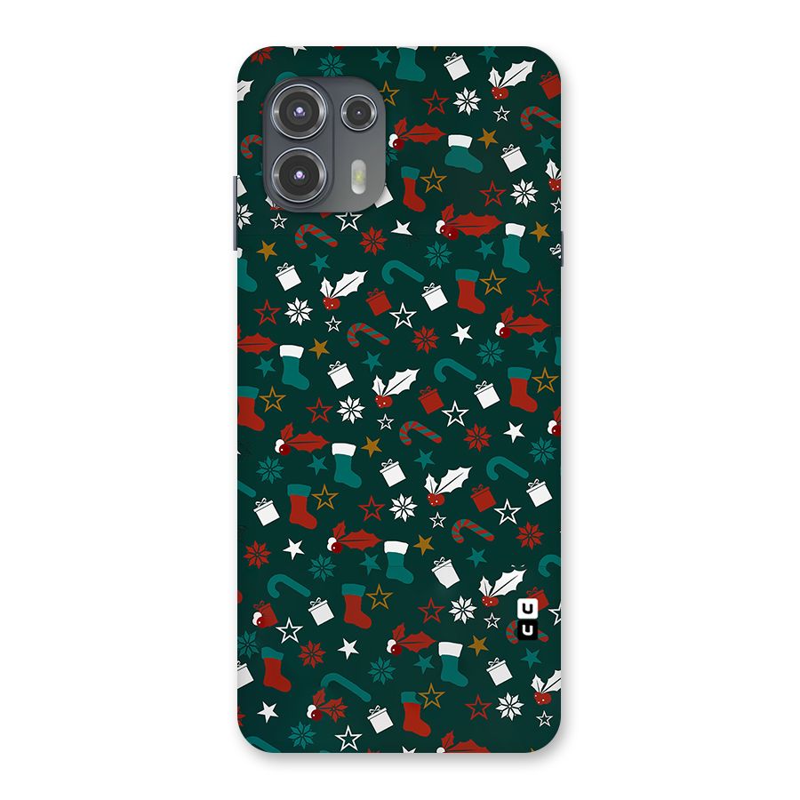 Christmas Pattern Design Back Case for Motorola Edge 20 Fusion