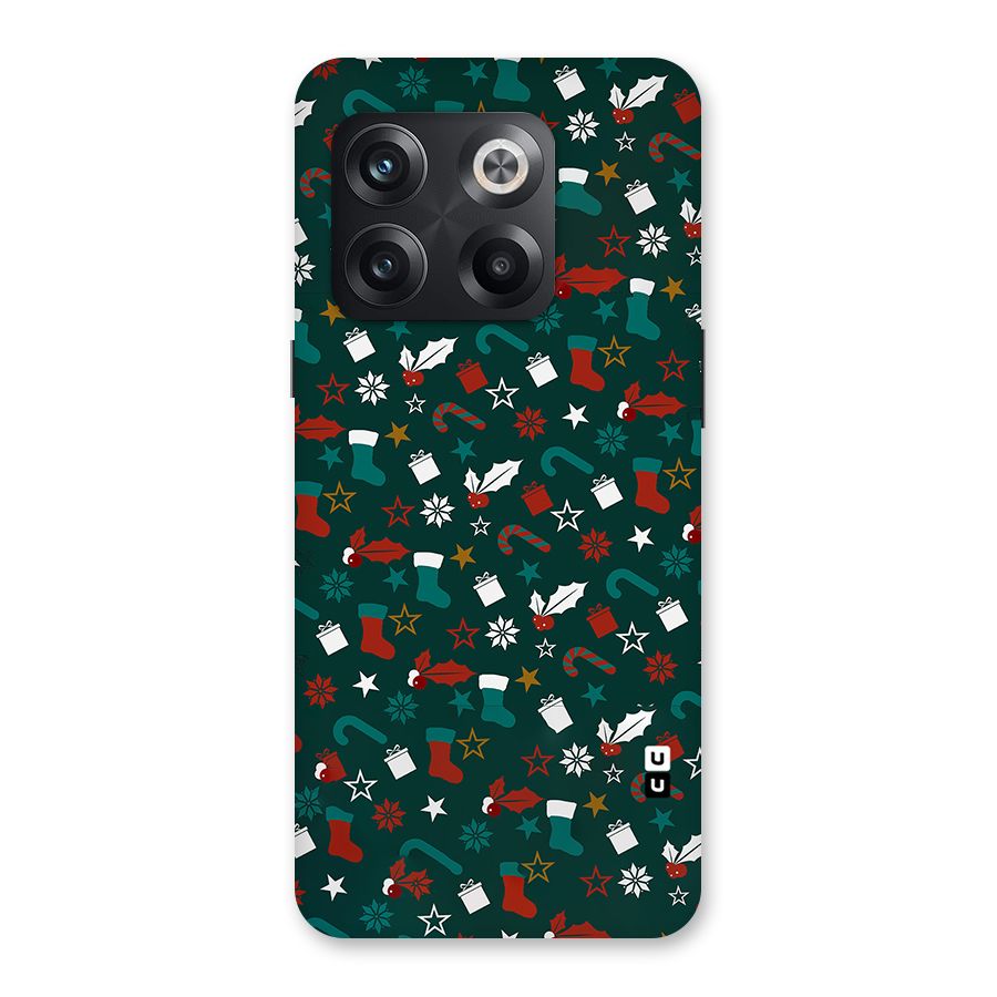Christmas Pattern Design Back Case for OnePlus 10T