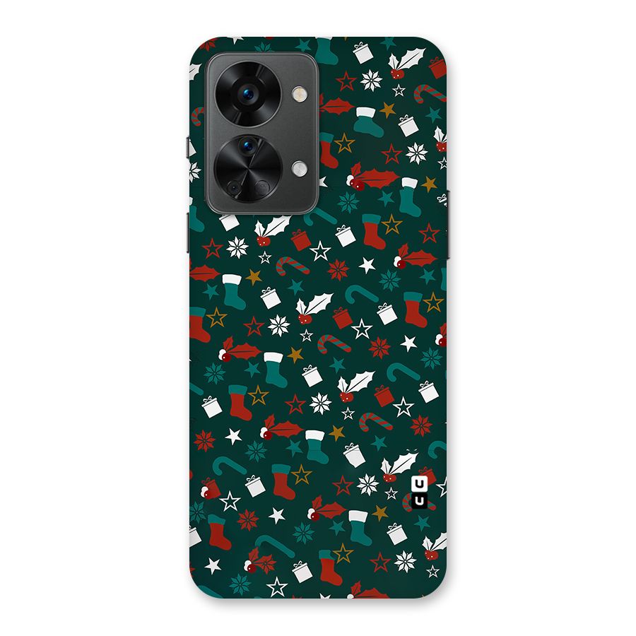 Christmas Pattern Design Back Case for OnePlus Nord 2T