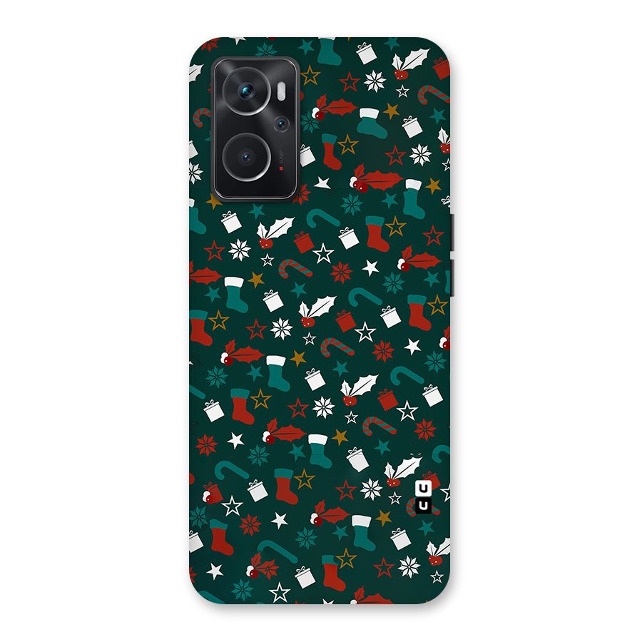 Christmas Pattern Design Back Case for Oppo K10 4G