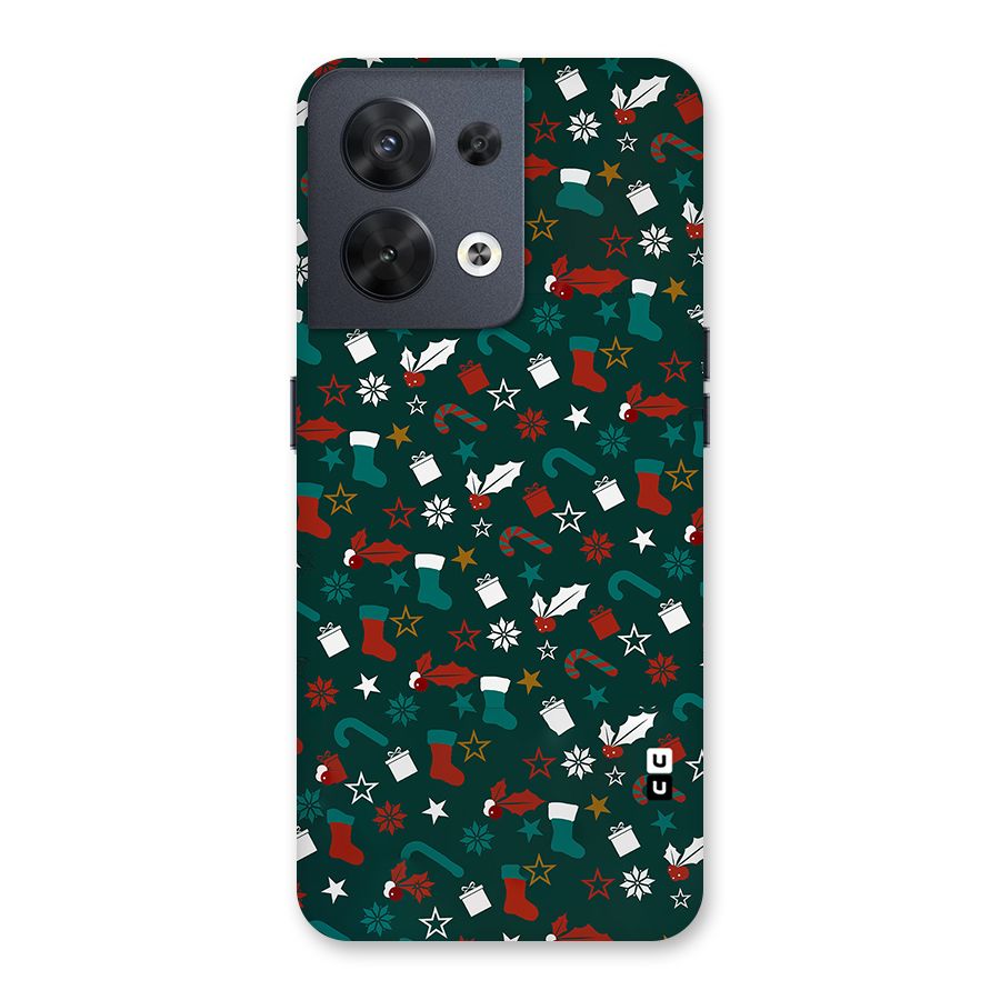 Christmas Pattern Design Back Case for Oppo Reno8 5G