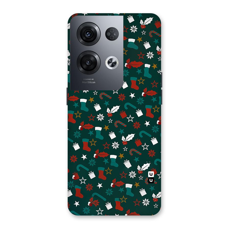Christmas Pattern Design Back Case for Oppo Reno8 Pro 5G