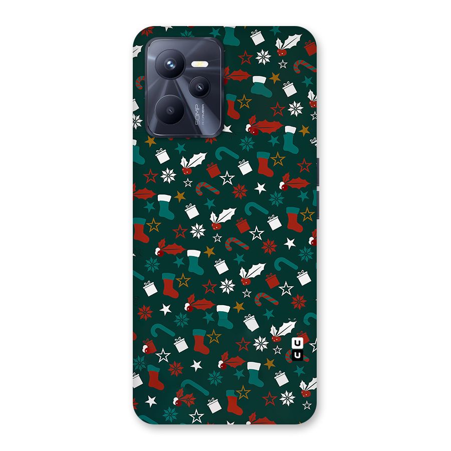 Christmas Pattern Design Back Case for Realme C35
