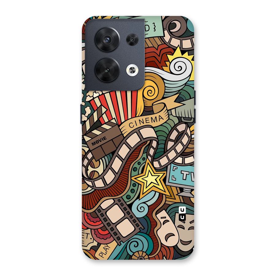 Cinematic Design Back Case for Oppo Reno8 5G