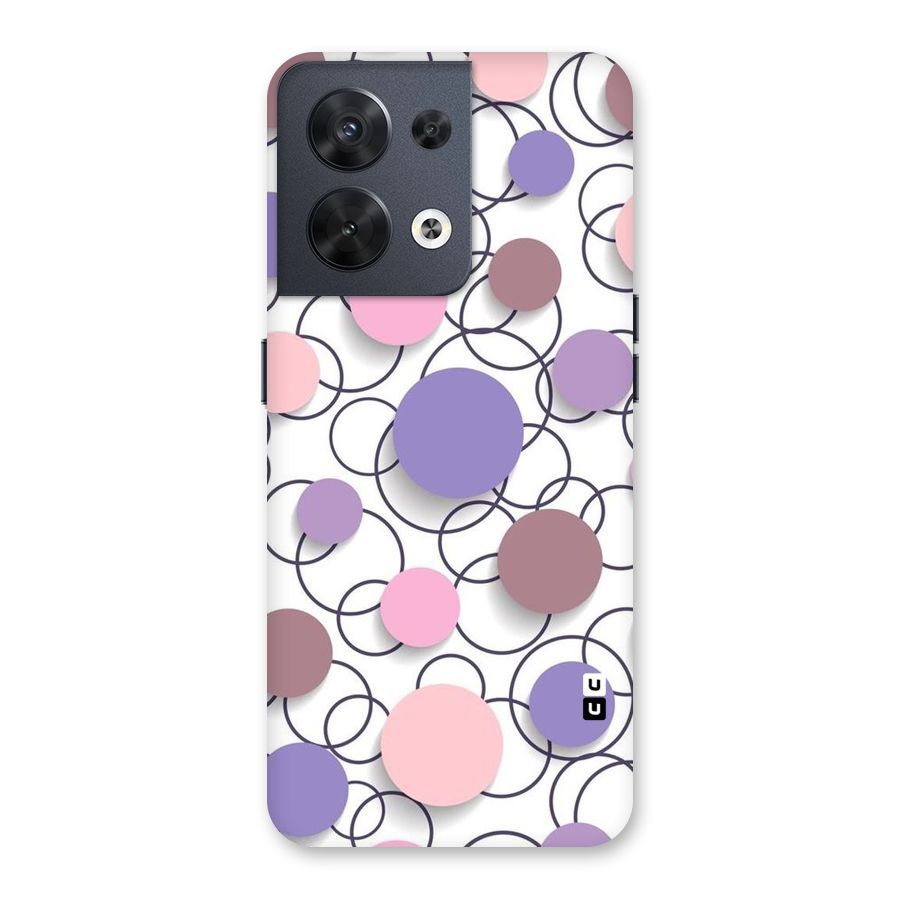 Circles And More Back Case for Oppo Reno8 5G