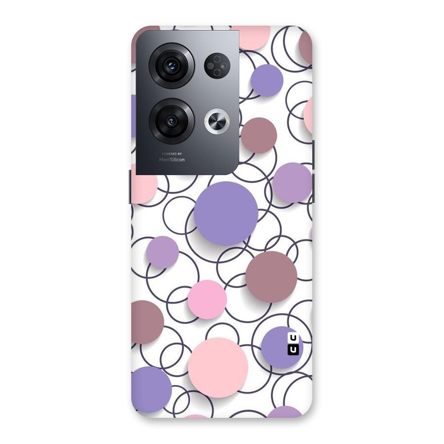 Circles And More Back Case for Oppo Reno8 Pro 5G