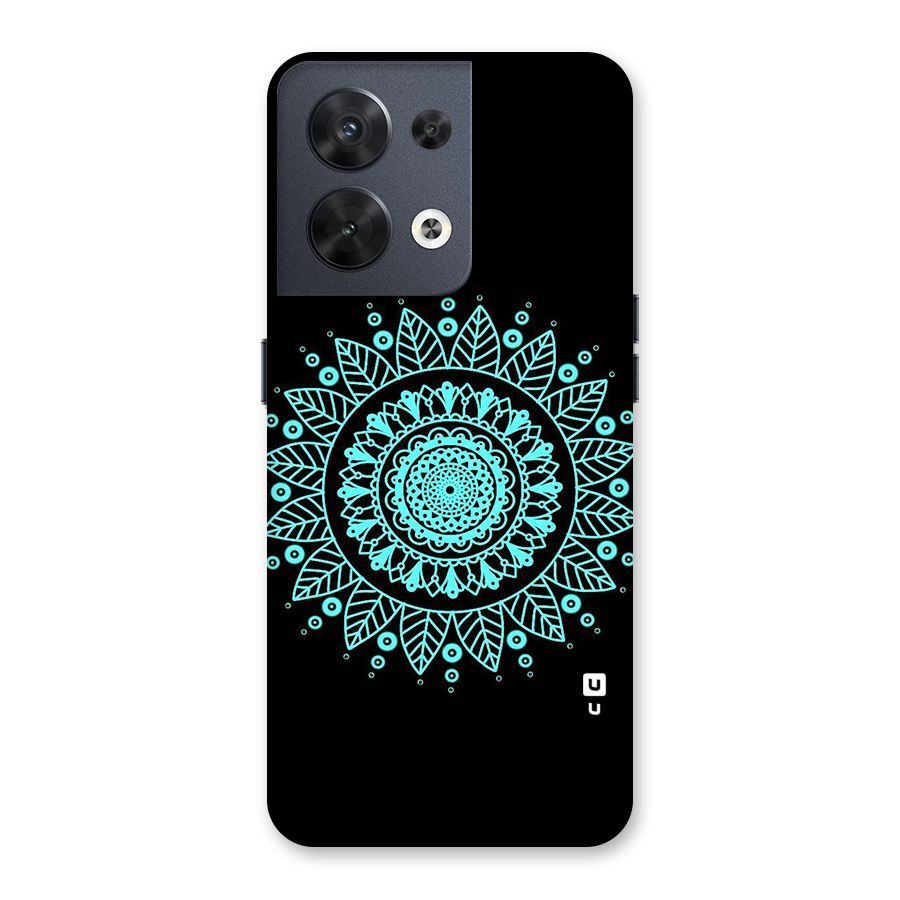 Circles Pattern Art Back Case for Oppo Reno8 5G