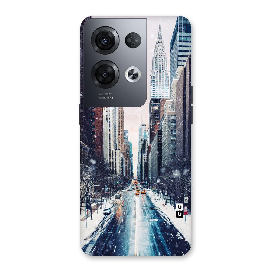 City Snow Back Case for Oppo Reno8 Pro 5G