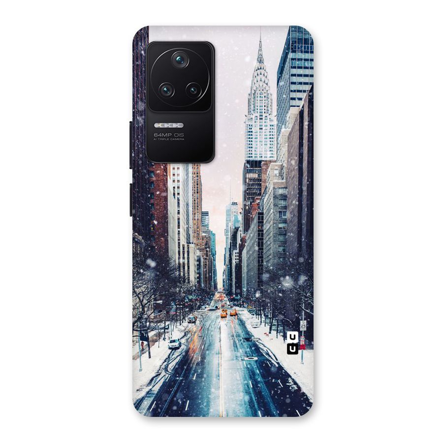 City Snow Back Case for Poco F4 5G