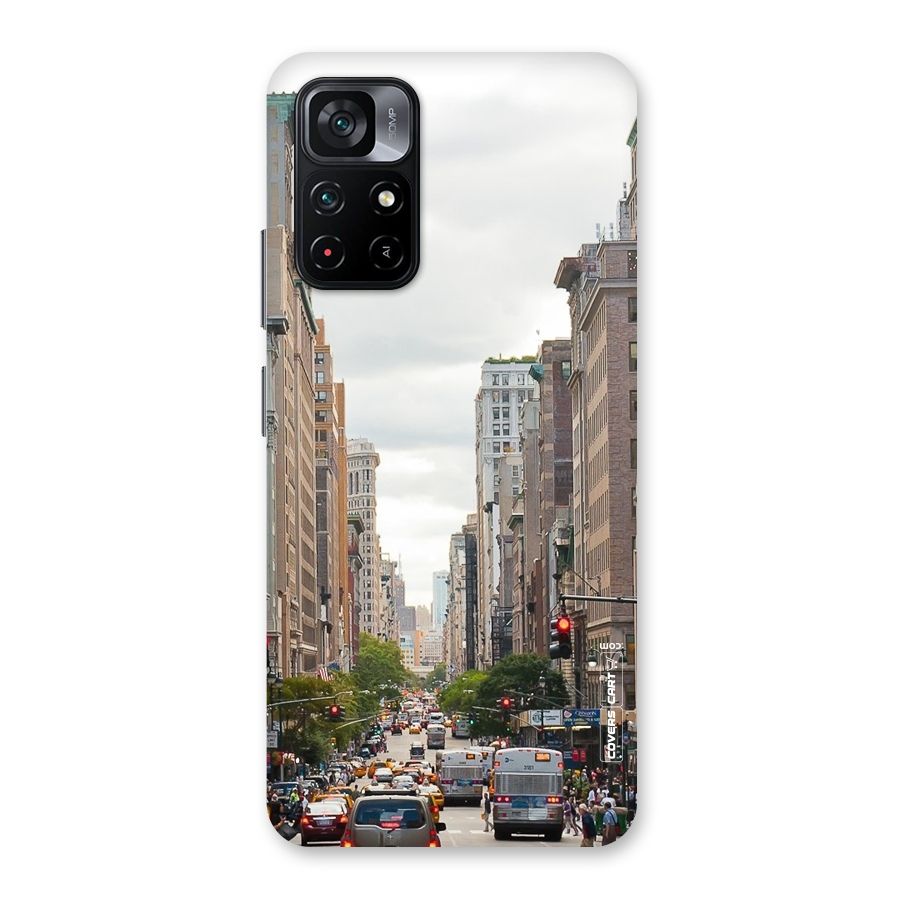 City Street View Back Case for Poco M4 Pro 5G