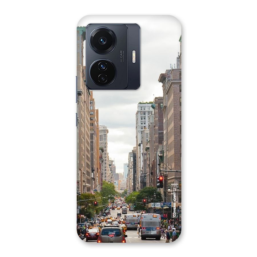 City Street View Back Case for Vivo T1 Pro