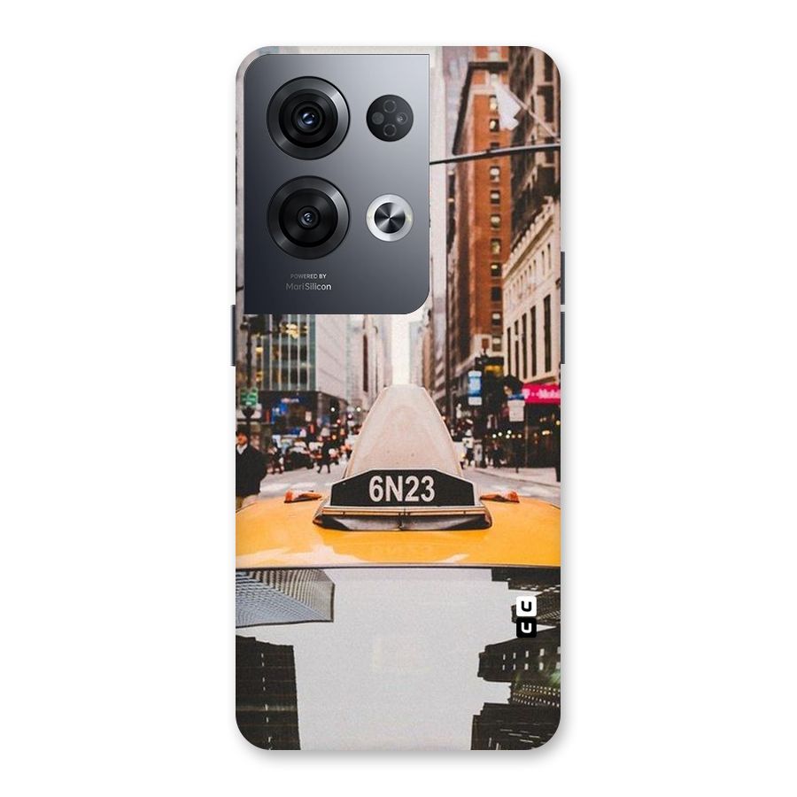 City Taxi Back Case for Oppo Reno8 Pro 5G