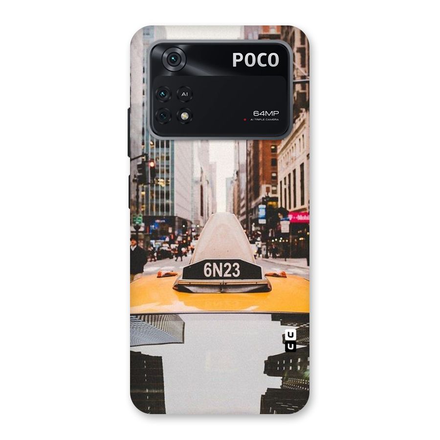 City Taxi Back Case for Poco M4 Pro 4G