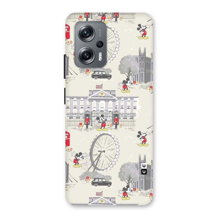 City Tour Pattern Back Case for Redmi K50i