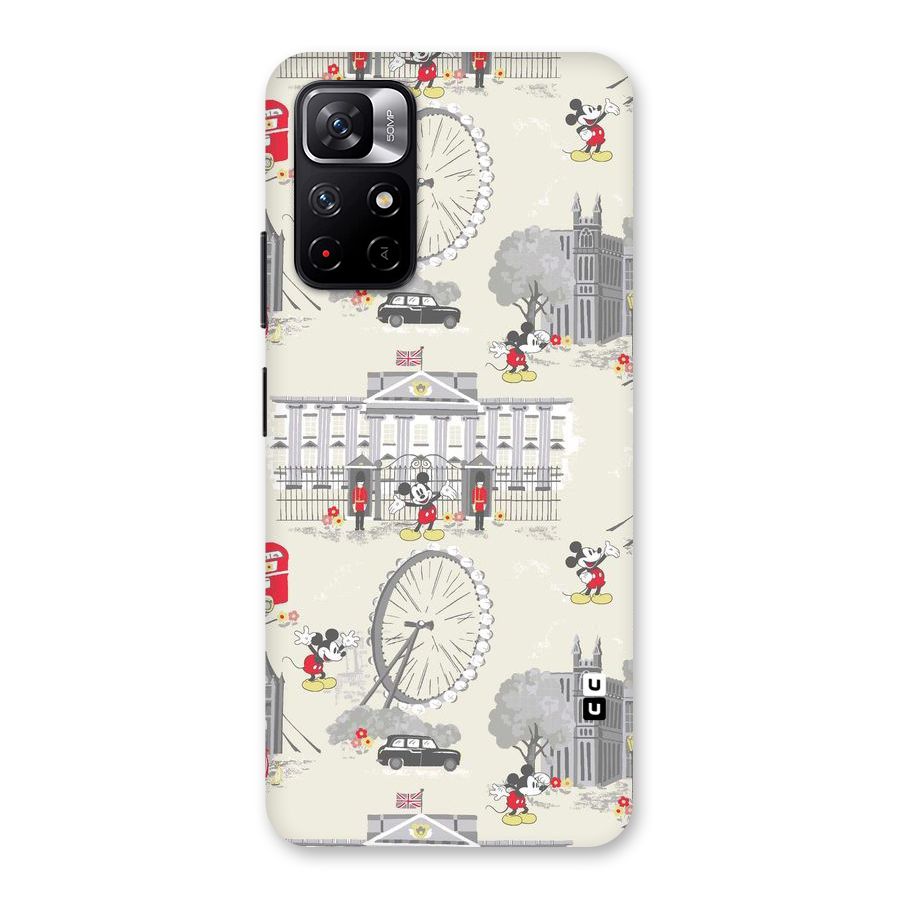 City Tour Pattern Back Case for Redmi Note 11T 5G