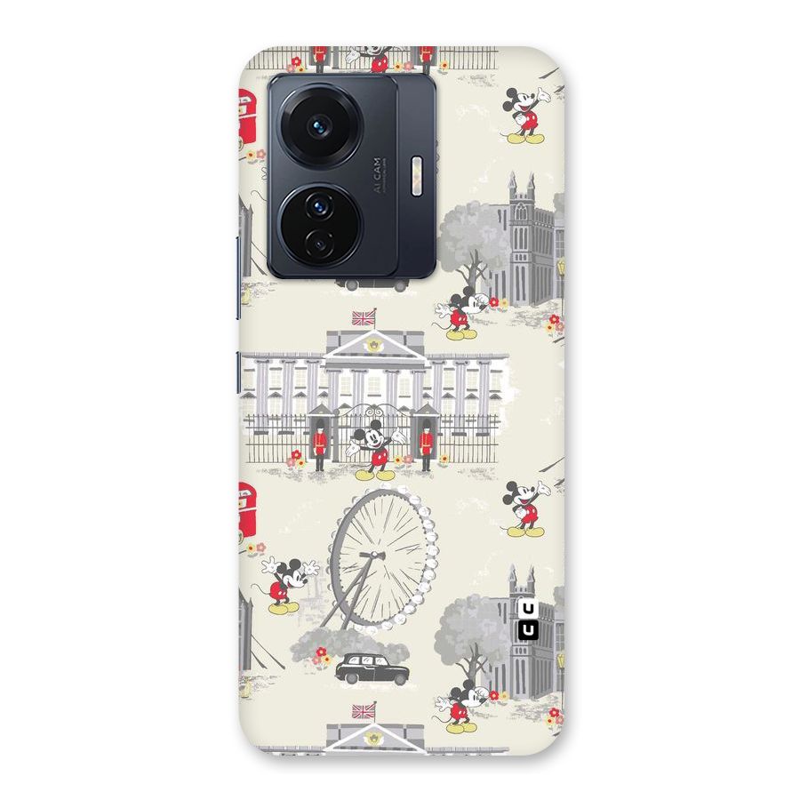 City Tour Pattern Back Case for Vivo T1 Pro