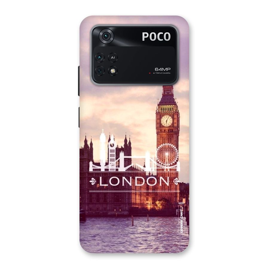 City Tower Back Case for Poco M4 Pro 4G