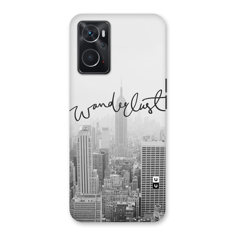 City Wanderlust Monochrome Back Case for Oppo K10 4G