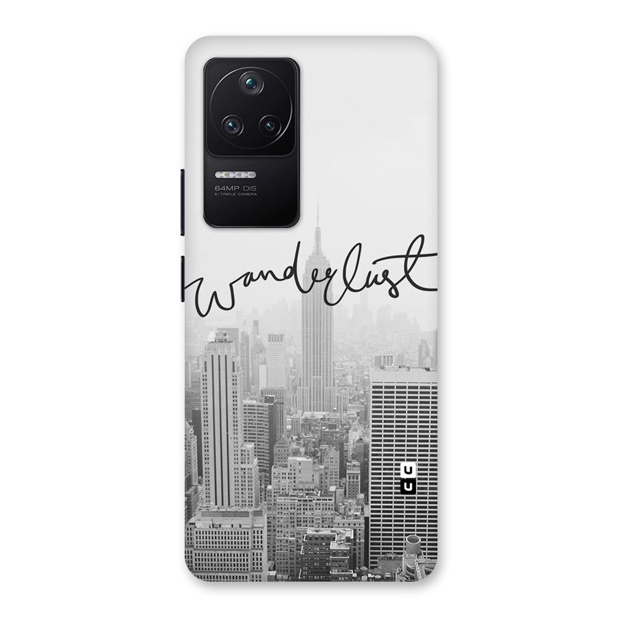 City Wanderlust Monochrome Back Case for Poco F4 5G