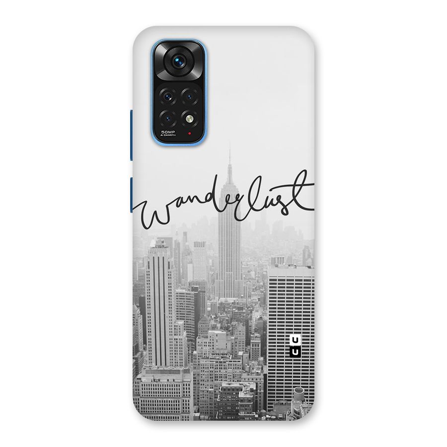 City Wanderlust Monochrome Back Case for Redmi Note 11S