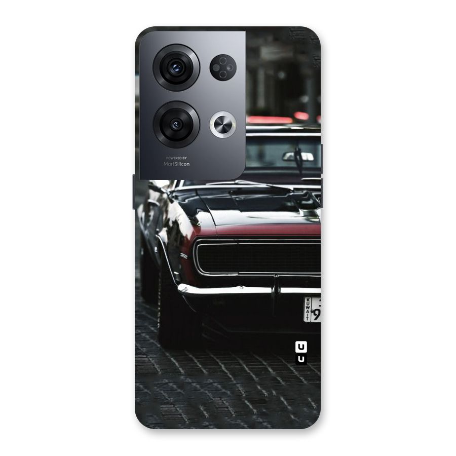 Class Vintage Car Back Case for Oppo Reno8 Pro 5G