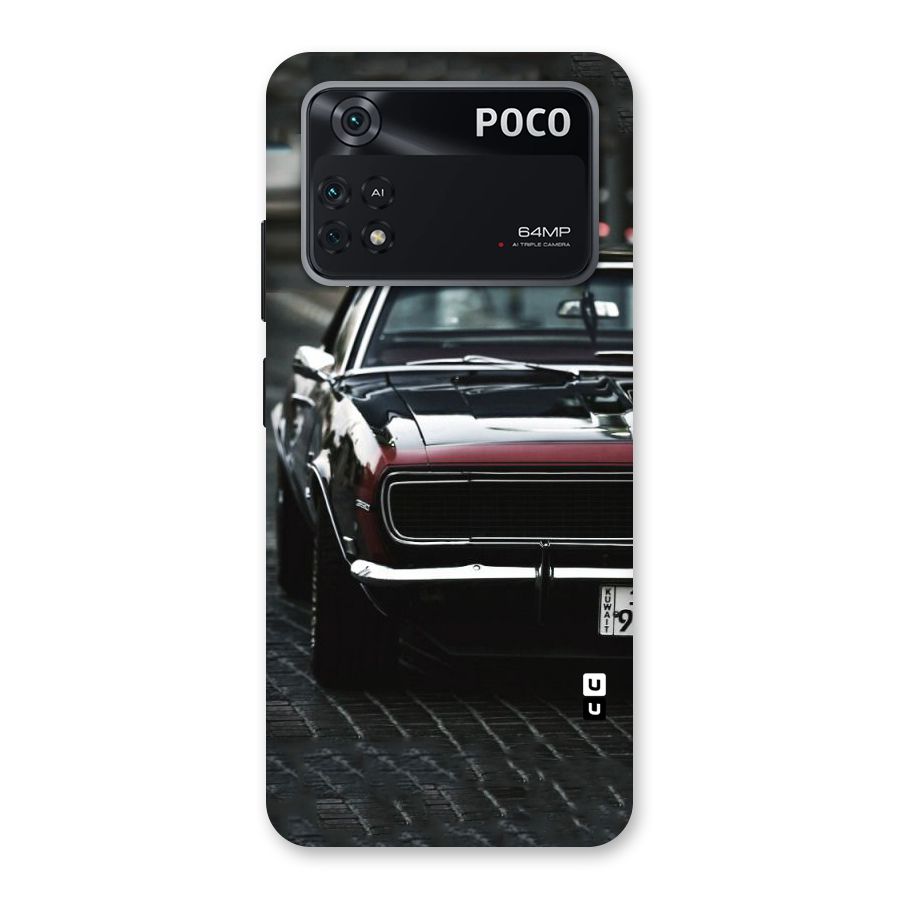 Class Vintage Car Back Case for Poco M4 Pro 4G