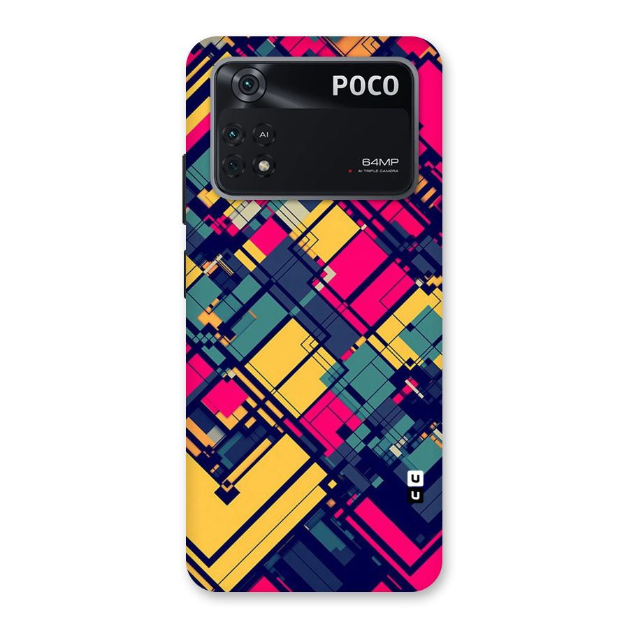 Classic Abstract Coloured Back Case for Poco M4 Pro 4G