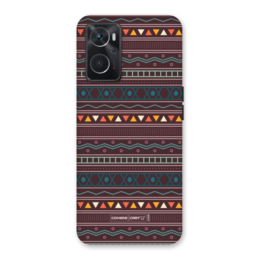 Classic Aztec Pattern Back Case for Oppo K10 4G