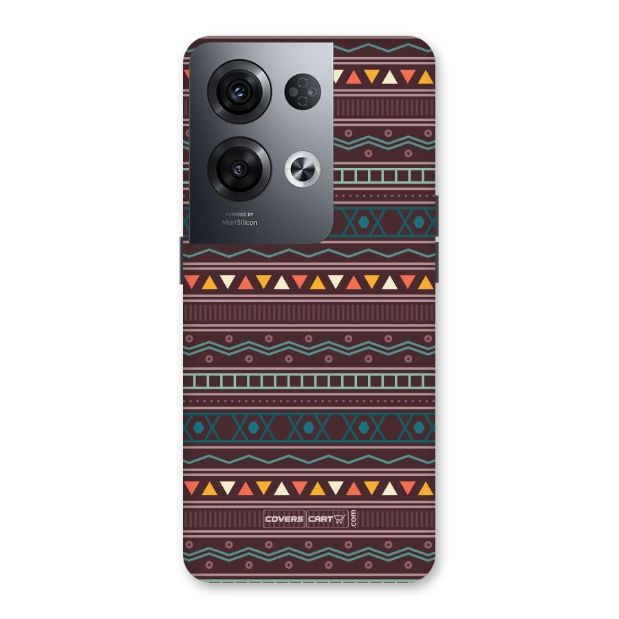Classic Aztec Pattern Back Case for Oppo Reno8 Pro 5G