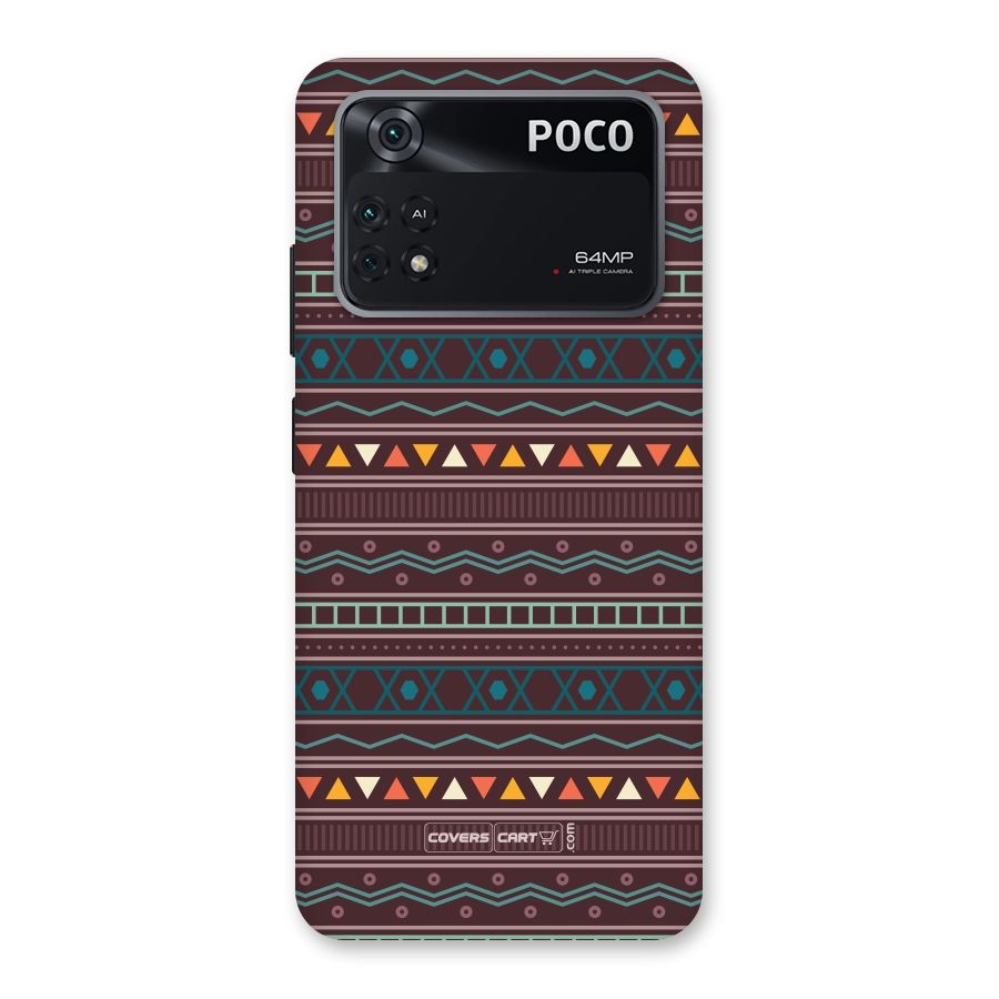Classic Aztec Pattern Back Case for Poco M4 Pro 4G