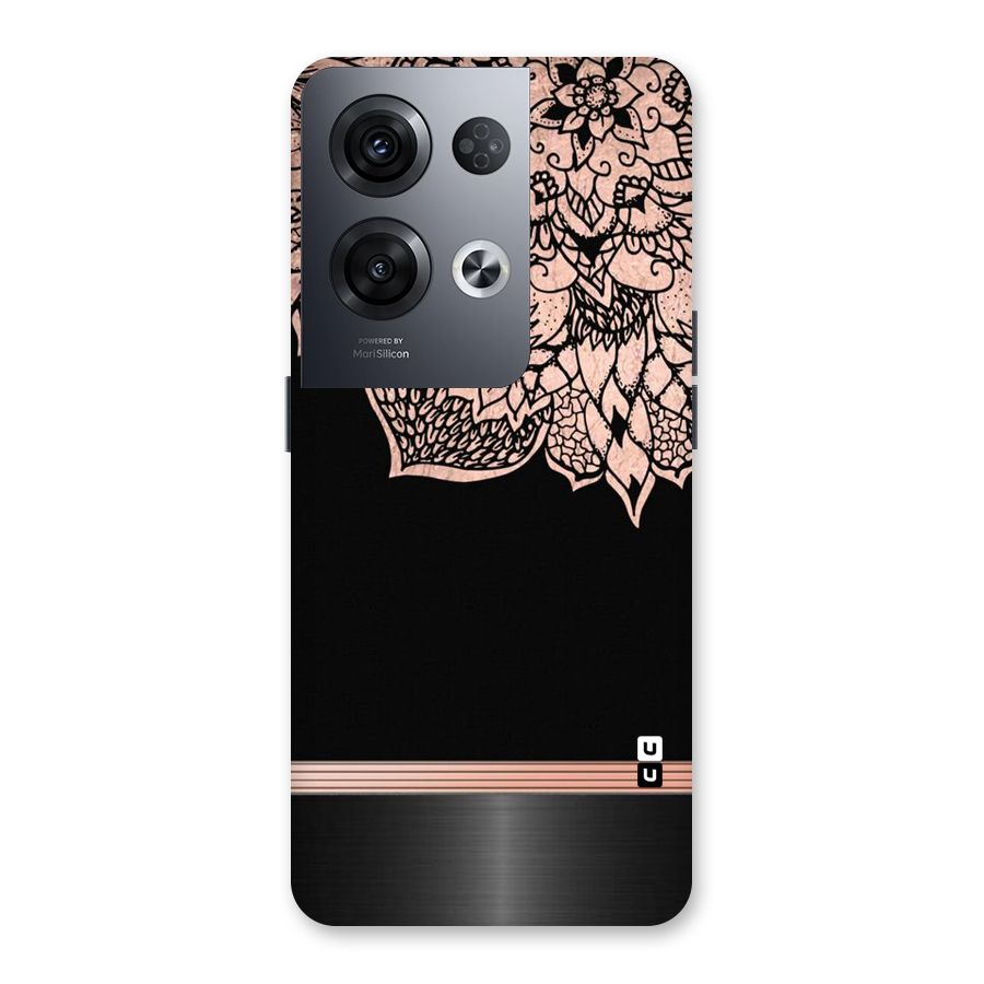 Classic Black Sleak Design Back Case for Oppo Reno8 Pro 5G