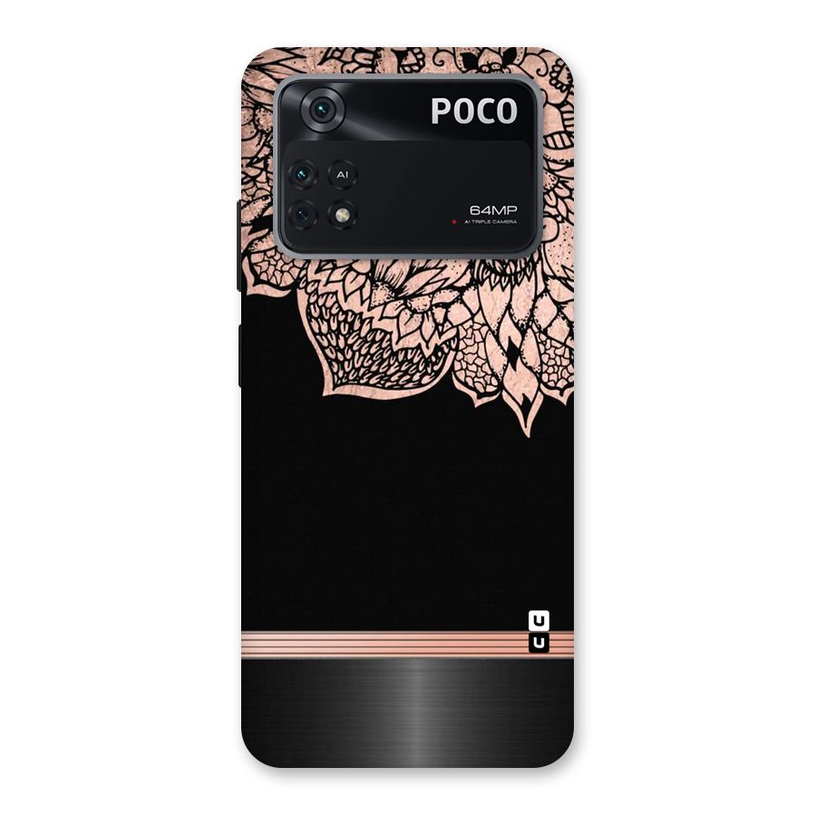 Classic Black Sleak Design Back Case for Poco M4 Pro 4G