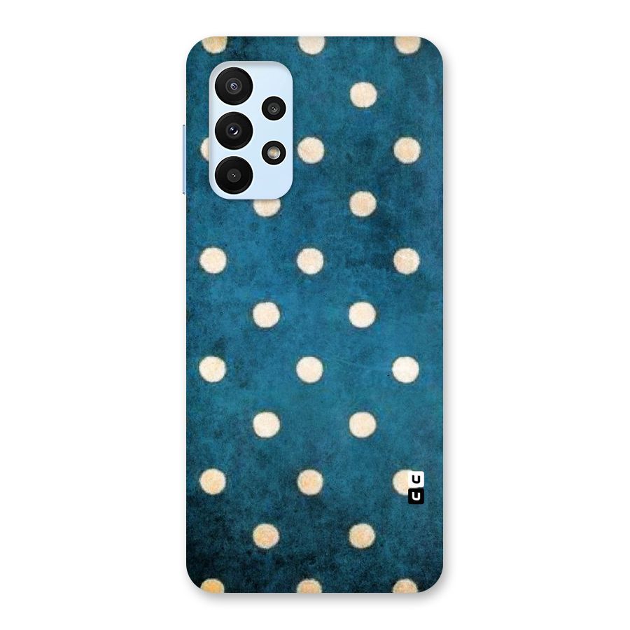 Classic Blue Polka Back Case for Galaxy A23