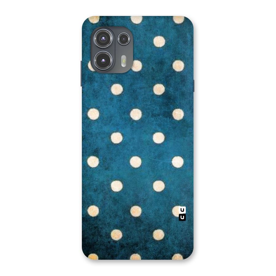 Classic Blue Polka Back Case for Motorola Edge 20 Fusion
