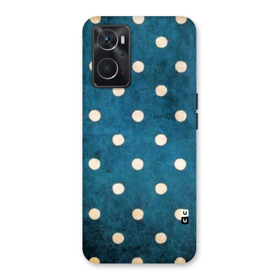 Classic Blue Polka Back Case for Oppo K10 4G