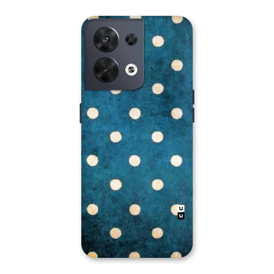 Classic Blue Polka Back Case for Oppo Reno8 5G