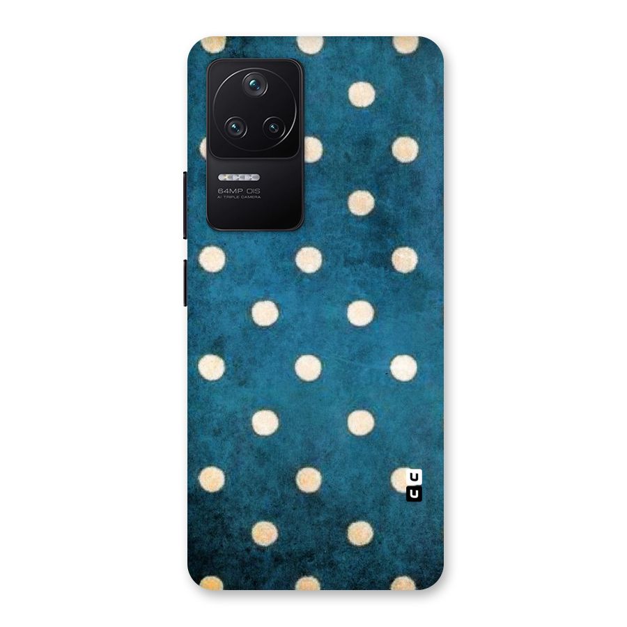 Classic Blue Polka Back Case for Poco F4 5G