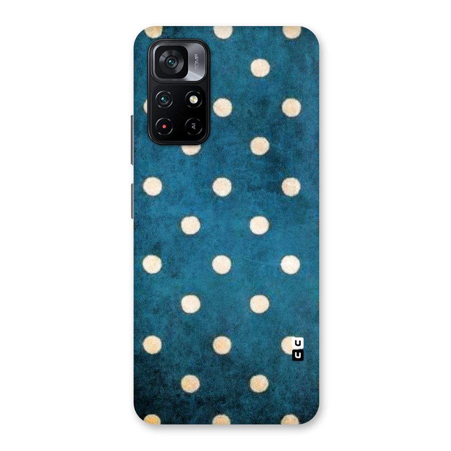 Classic Blue Polka Back Case for Poco M4 Pro 5G