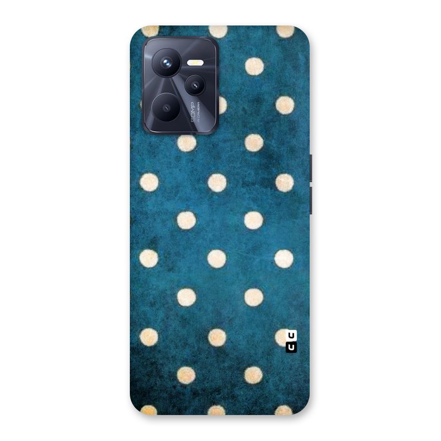 Classic Blue Polka Back Case for Realme C35