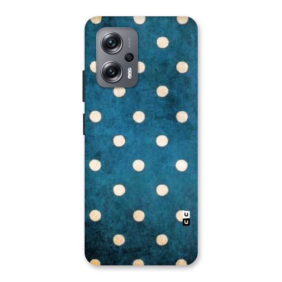 Classic Blue Polka Back Case for Redmi K50i