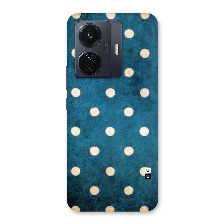 Classic Blue Polka Back Case for Vivo T1 Pro